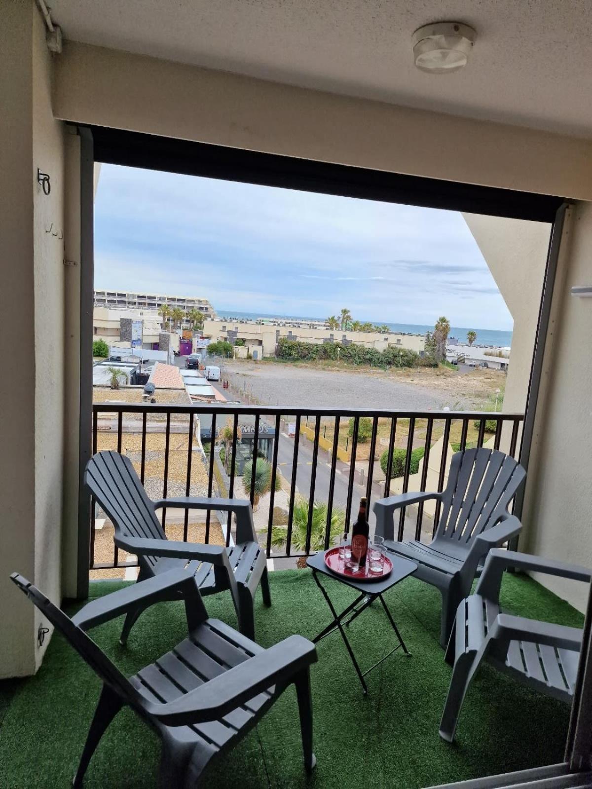 Cap d'Agde Naturiste Héliopolis F61 vue mer Exterior foto